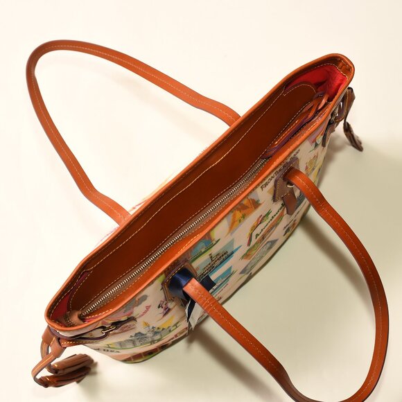 Disney Parks Dooney & Bourke WDW Sketch Shopper Tote NWT! - Picture 6 of 10